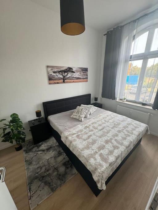 Apartment Mit Parkplatz Und Wifi Magdeburg Bagian luar foto